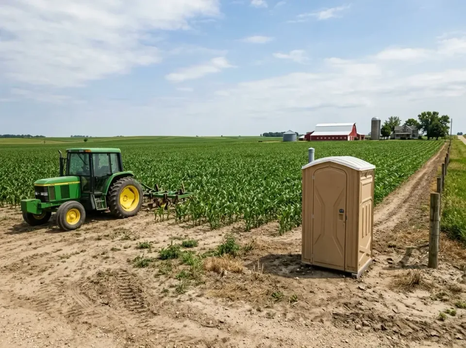 Portable Toilet — Agricultural Setting